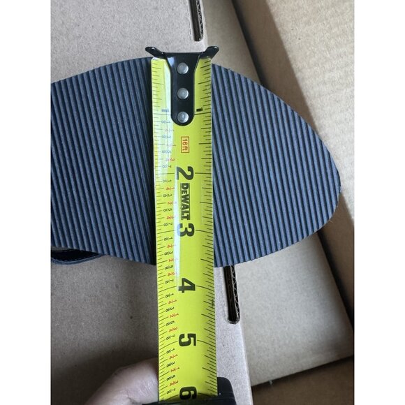 NWT EU37/ US 6-6.5 -Anthro Pilcro Leather Upper Thong Strap Sandals (NWT US$ 60) - Picture 12 of 16